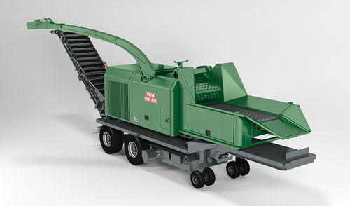 Измельчитель веток на грузовике - HEM 820 DL - JENZ GmbH Maschinen- und Fahrzeugbau - с двигателем внутреннего сгорания