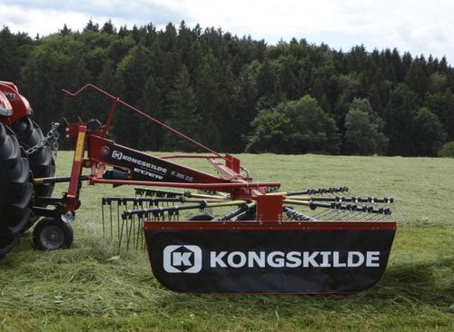 Ротационный валкообразователь - R DS series  - KONGSKILDE Industries A/S - с боковой выгрузкой / с одним винтом