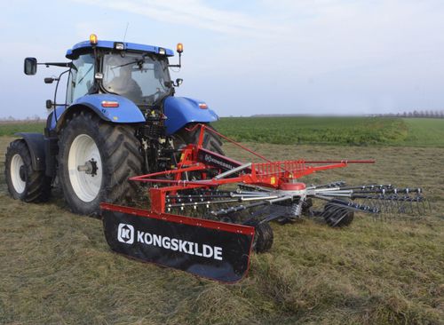 Ротационный валкообразователь - R+ series - KONGSKILDE Industries A/S - с центральной выгрузкой / с одним винтом