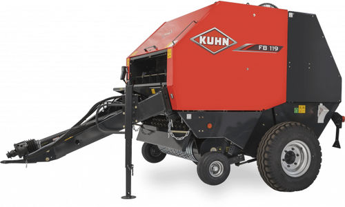 Пресс для круглых кип - FB 119 - KUHN S.A. - с фиксированной камерой