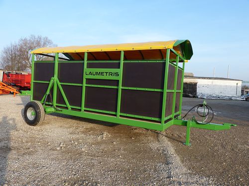 Прицеп для перевозки скота для крупного рогатого скота - PTL-G series - Laumetris Ltd. - одноосный