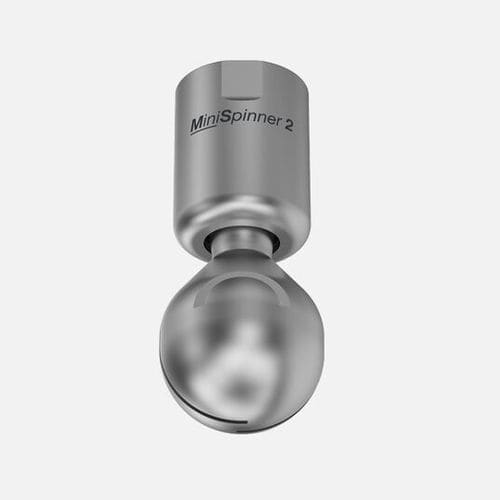 Сопло из нержавеющей стали - MiniSpinner 2 - Lechler GmbH - с плоской струей / для очистки резервуара / с фильтром