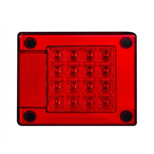 Задний огонь - 460FMB - LED Autolamps Europe LLP - противотуманный / красный / квадратный