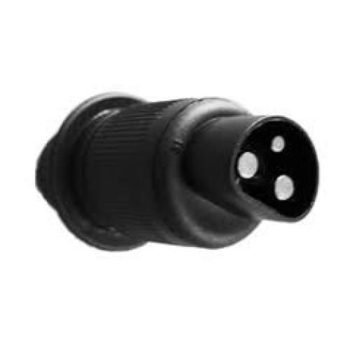 Соединитель штекер - LG1370 - LED Global - 3 полюса / 12 В / из пластика