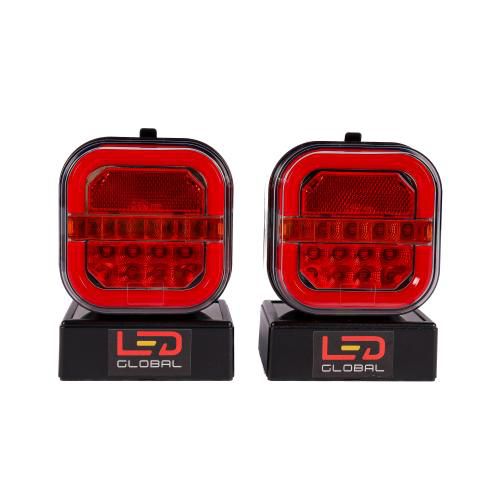 Заряжаемый огонь - LG505 - LED Global - задний / положения / направления