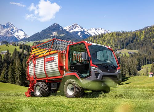 Вседорожный самосвал 2 места - Unitrac 92 P5 - Lindner - дизельный / 4x4 / с кабиной