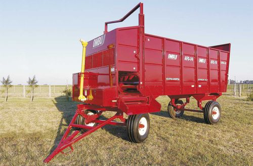 Прицеп самозагружающийся - Maquinas Agricolas Ombu SA - двухосный / сельскохозяйственный / для корма
