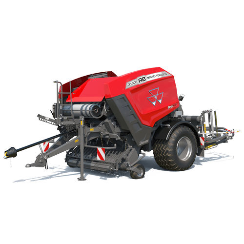 Пресс для круглых кип - MF RB 3130F PROTEC - MASSEY FERGUSON - с фиксированной камерой / с машиной для обсыпки / для силосования