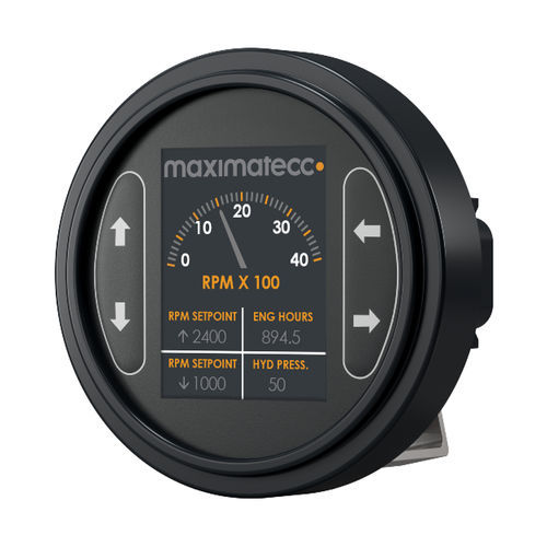 Панель управления CANbus - maxAI™ 280 - maximatecc - цифровая / для внедорожного транспортного средства / с индикатором