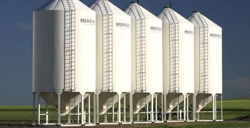 Зернохранилище для злаковых - Meridian Mfg. - с гладкой стенкой