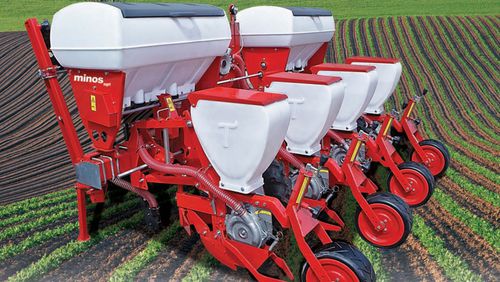 Пневматическая линейная сеялка - T-PNM series - Minos Agricultural Machinery - 4 ряда