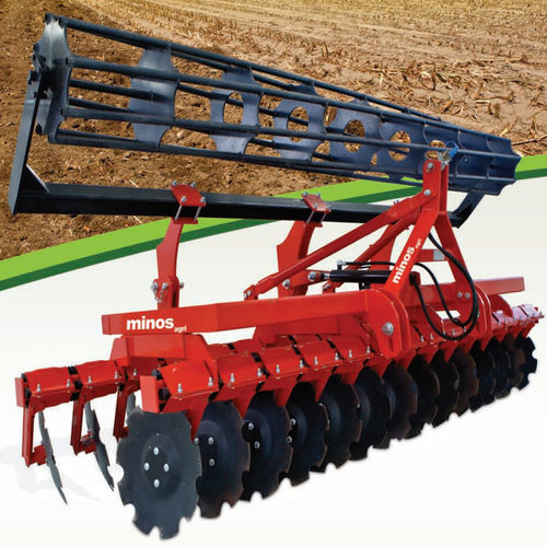 Навесной дисковый культиватор - DTM series - Minos Agricultural Machinery - 2 секции / сцепка на три точки / с полевым катком