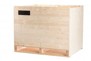Бак для лука - Naus Kisten en Pallets B.V. POOLING PARTNERS - из дерева / вентилируемый