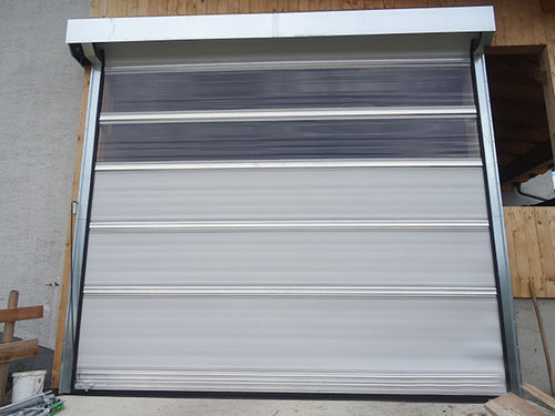 Дверь для амбара - ADK - Oberleitner Windschutz GmbH & Co. KG - рулонная / из алюминия