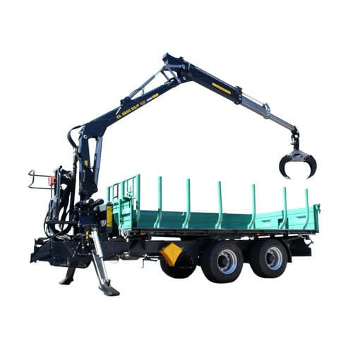 Прицеп-платформа - OL TDK 160 K - Oehler Maschinen Fahrzeugbau GmbH - двухосный / лесохозяйственный / 16 тонн