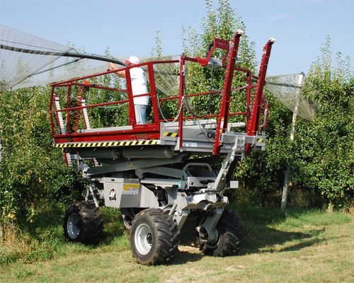 Тележка для сбора урожая для фруктового сада - GRANDINE ECO series - ORSI GROUP SRL - самоходная / регулируемая по высоте