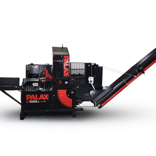 Комбинированная пила/дровокол с циркулярной пилой - C1000 PRO - PALAX - с ленточным конвейером / электрическая