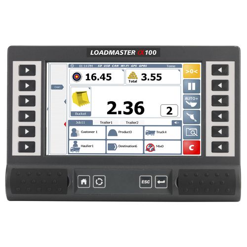 Встроенный индикатор веса - Loadmaster α100 - RDS Technology Ltd. - с экраном / для трактора / CAN-Bus