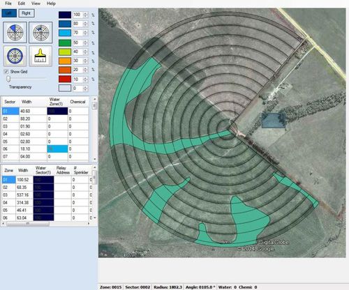 Программное обеспечение для управления поливом - VRI - REINKE Irrigation - для орошения / орошение с переменным расходом