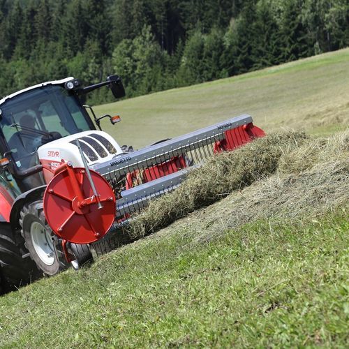 Ротационный валкообразователь - 90/5XL - Repossi macchine agricole s.r.l. - с боковой выгрузкой