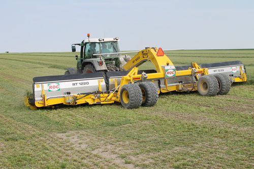 Ленточный валкообразователь - RT 1220 - ROC srl - с боковой выгрузкой