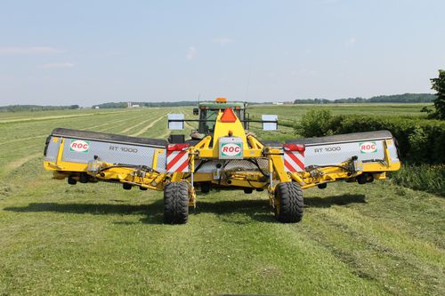 Ленточный валкообразователь - RT 1000 - ROC srl - с центральной выгрузкой