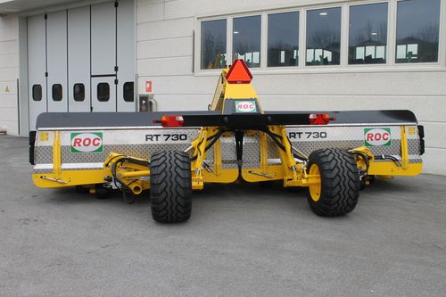 Ленточный валкообразователь - RT 730 - ROC srl - с боковой выгрузкой