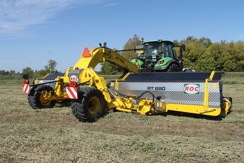 Ленточный валкообразователь - RT 880 - ROC srl - с центральной выгрузкой