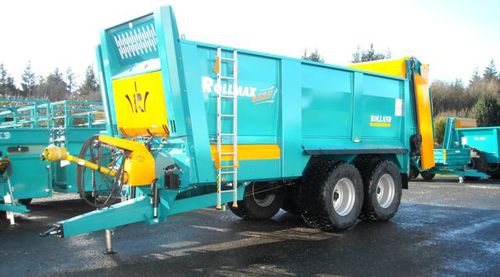 Прицепной разбрасыватель удобрений - ROLLMAX 6325 - Rolland - твердый / складной с вертикальным отверстием