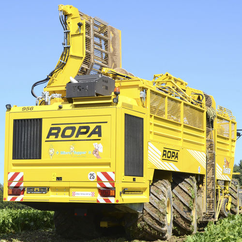 Уборочная машина для свеклы - EURO-TIGER V8-4 - ROPA Fahrzeug- und Maschinenbau GmbH - самоходная / ботвосрезатель / устройство для обрывания листьев