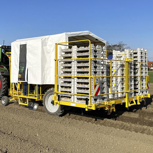 Посадочная машина для картофеля - GECKO - ROPA Fahrzeug- und Maschinenbau GmbH - с ручным управлением / буксируемая
