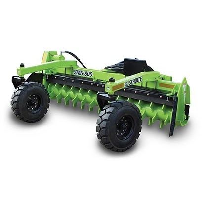 Каменный валкообразователь - SMR-800 - Schulte Industries - ротационный / с боковой выгрузкой / с одним винтом