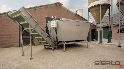 Горизонтальный винтовой смеситель - sieplo stationary mixer - Sieplo BV - стационарный / с боковой разгрузкой / с 2 винтами