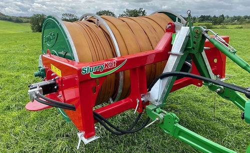 Катушка для шланга навоза с гидравлическим приводом - Premium Plus - SlurryKat Ltd. - для установки на трактор