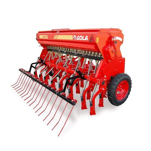 Механическая линейная сеялка - SD-3115 - Solá Maquinaria Agrícola Solá, S.L. - с зубьями / для установки на трактор / сцепка на три точки