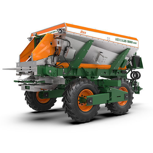 Прицепной разбрасыватель удобрений - HÉRCULES 15000 INOX AND 10000 INOX - STARA S.A. - Indústria de Implementos Agrícolas - гранулированный / двойной диск / во всю ширину