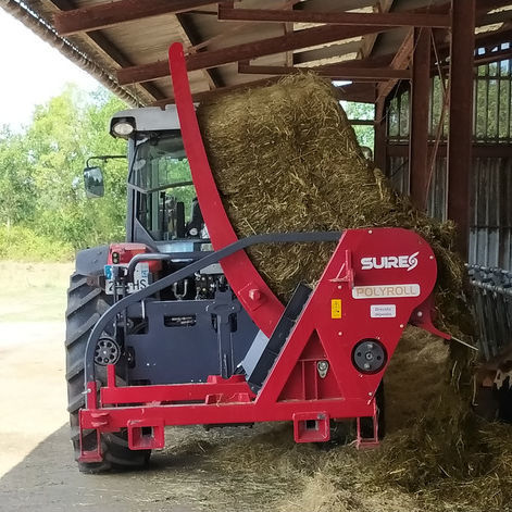 Навесная машина для размотки тюков - POLYROLL - SUIRE EUROTECHNICS AGRI - для кормов / для соломы / для круглых кип