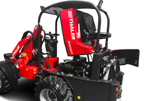 Колесный погрузчик - 2838T - Thaler GmbH & Co. KG - с кабиной / шарнирный / телескопический