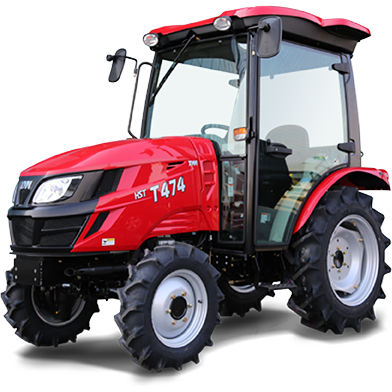 Гидростатический трактор - T474,T475 series - TONG Yang Moolsan Co., Ltd. - 4 цилиндра / компактный / с кабиной