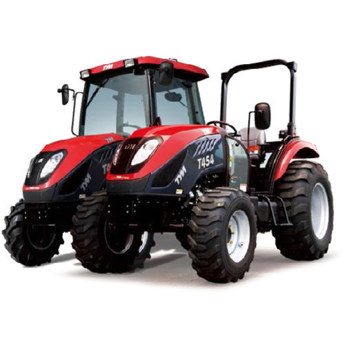 Гидростатический трактор - T454,T455 series - TONG Yang Moolsan Co., Ltd. - с механической синхронизированной передачей / с кабиной / сцепка на три точки