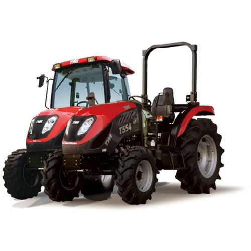 Гидростатический трактор - T554,T555 - TONG Yang Moolsan Co., Ltd. - с механической синхронизированной передачей / компактный / с кабиной