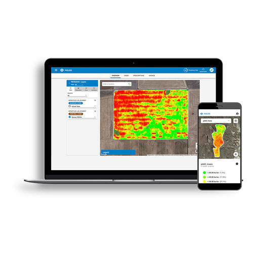Программное обеспечение для управления - TAP Fields - Topcon Precision Agriculture - для управления данными / сельскохозяйственное / сельскохозяйственное