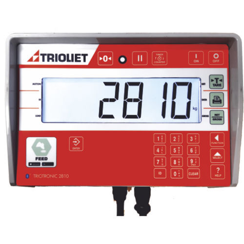 Встроенный индикатор веса - Triotronic 2810V - Trioliet B.V. - для трактора / LCD / герметичный