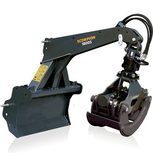 Бревнозахват для лесохозяйственных работ - Scorpion 1800 series - Uniforest d.o.o. - для подъемного крана / для трактора