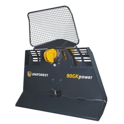 Гидравлическая лесохозяйственная лебедка - 90 GK power - Uniforest d.o.o. - установленная на тракторе / с постоянной силой тяги