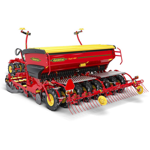 Традиционная линейная сеялка - Rapid 300-400C/S - VÄDERSTAD GmbH - с зубьями / 24 ряда / для установки на трактор