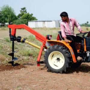 Бур сцепка на три точки - VST Tillers Tractors Ltd. - для установки на трактор