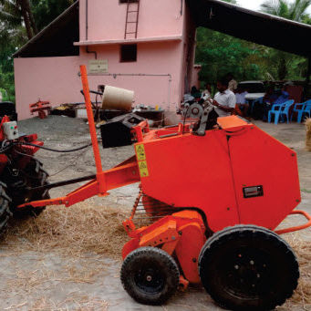 Пресс для круглых кип - SRB-60 - VST Tillers Tractors Ltd. - с фиксированной камерой