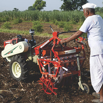 Традиционная линейная сеялка - VST Tillers Tractors Ltd. - с системой подачи удобрений