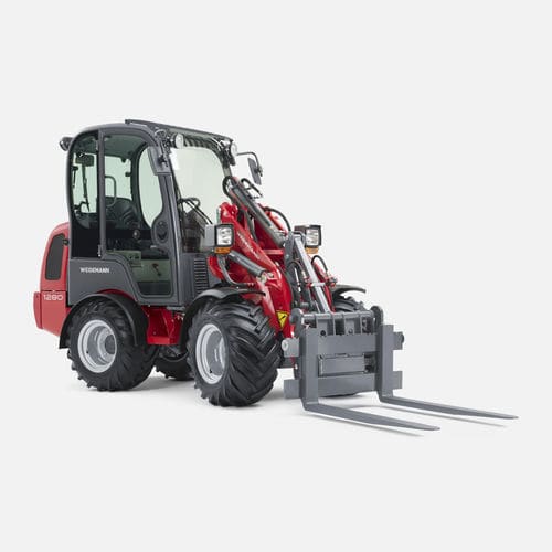 Колесный погрузчик - 1280 - Weidemann - компактный / с кабиной